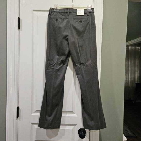 NWT Lila Ryan The Jenalyn Size 4P Green Brushed Sateen Bootcut Trouser - Picture 9 of 9